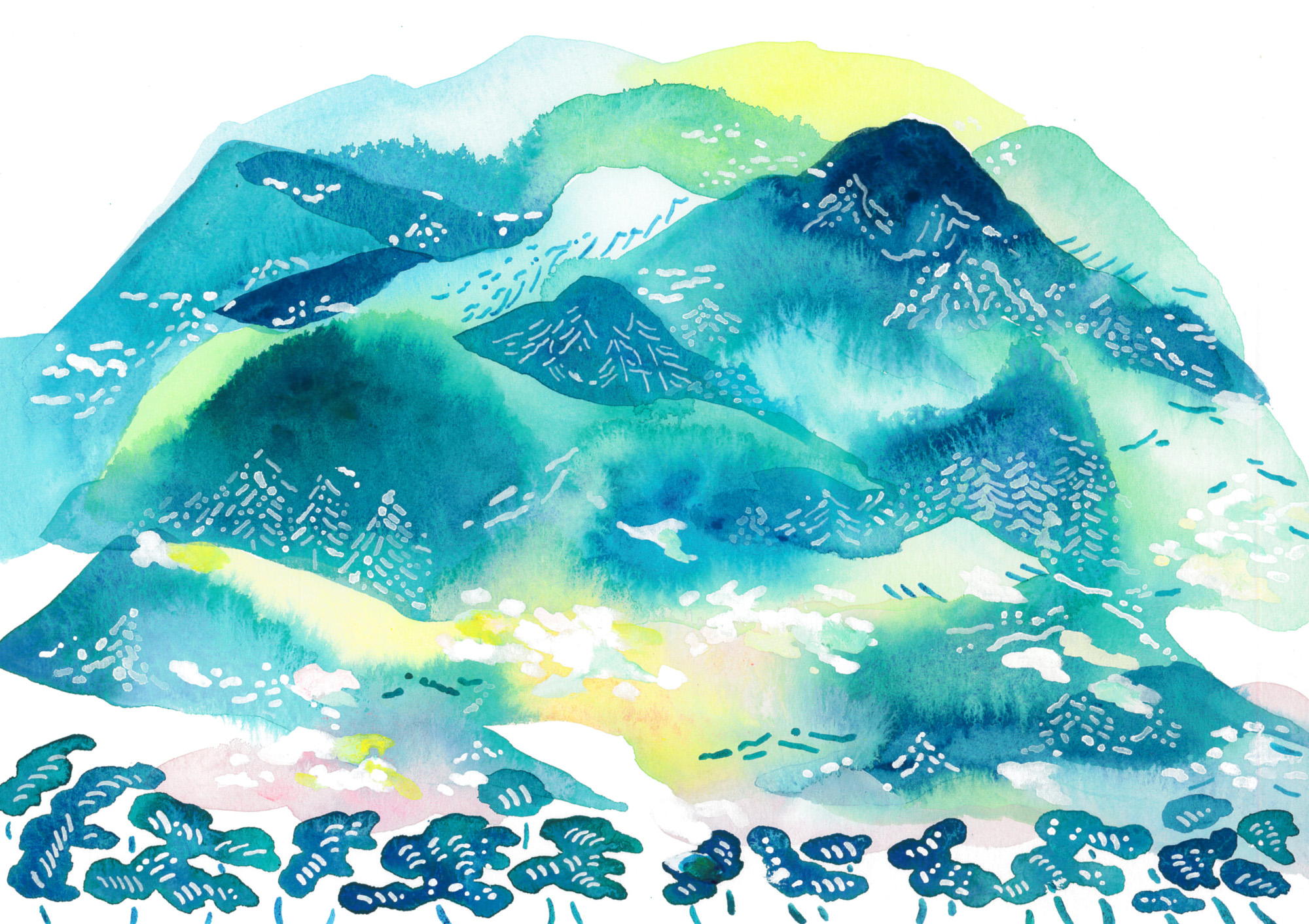 山-green | Kubota Nobue